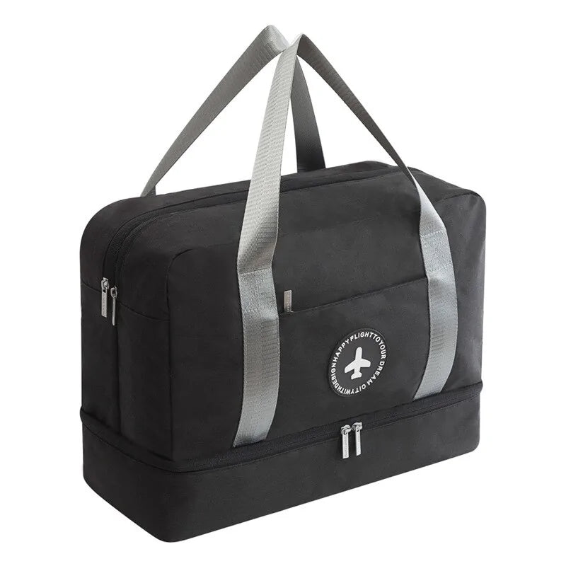 Waterproof Gym and Beach Bag with Wet/Dry Compartments